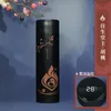 Бутылки с водой 500 мл Genshin Impact Вакуумная чашка Xiao Zhongli HuTao Thermos Светодиодный дисплей температуры Изолированная колба из нержавеющей стали 221118