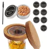 10pcs/lot Bar Tools Cocktail Whiskey Smoker Kit with 8 Different Flavor Fruit Natural Wood Shavings for Drinks Kitchen Bar Accessories Tools Wholesale