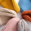 Accessori per capelli 12 colori Autunno inverno all'uncinetto per bambini Cappelli da ragazzi Cap Capitano Beanie Infant Geniliante-figlio a maglia da donna Women Wool