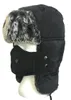 Berets Winter Bomber Hut Unisex Warme Sturmhauben Hüte mit Ohrenklappe und Mundmaske Gesichtsschutz für Jagd Pilot Schnee Ski winddicht
