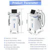 Machine amincissante Cryo Fat Freeze Machine R-F sous vide Fat Freeze Cavitation deux pièces à main travaillant simultanément pour le Tr Commercial