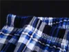 Herrens sömnkläder Höst och vinter Nya pajamas av mäns långa ärmbyxor Tvådelar Bomull Borstad Lapel-knapp förtjockad Hemstjänstuppsättning Mens T221103