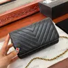 Womens Classic Mini Flap Quilted V-stitch Bags Caviar Leather Calfskin Crad Holder Multi Pochette GHW Crossbody Shoulder Designer Handbags 19X12CM