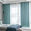 Tende di lino ispessite per tende per soggiorno Camera da letto oscurante termica Decorazioni eleganti di lusso Modern Sheer Tulle Voile Set Hall Windows