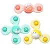 Giocattoli da bagno Baby Child ing Fidget Spinner Ventosa per neonati Sviluppo sensoriale Montessori 221118
