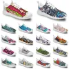 Tran diy aangepaste hardloopschoenen vrouwen mannen trendy trainer outdoor sneakers zwarte witte mode heren geel ademende casual sportvuur-rode stijl mnh99jh