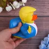 Giocattoli da bagno Trump Rubber Duck Shower Water Floating US President Baby Child Float 221118