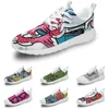 Scarpe personalizzate uomo donna running rosa mare corallo sbiancato puro triplo nero bianco rosso limone uomo donna sneakers fai da te p54p