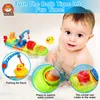 Badespielzeug Baby Spray Wasser für Kinder Aufziehboot Schwimmen Duschraum 1 2 3 4 Jahre 221118