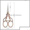 Craft Tools Craft Tools Art Crafts Geschenken Home Garden Roestvrij staal Vintage Scissor Sewingstof Cutter Borduurwerk Taileur Scissor DH5NX