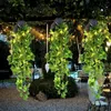 Str￤ngar 50LED/100LEDS Fairy Solar Lights Waterproof Outdoor Garland Lamp f￶r br￶llopsfest Garden Christmull Decoration