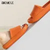 Plataforma grossa banheiro casa chinelos femininos moda sola sola eva slides internos sandálias 2022 Summer Antislip Flip Flip J220716