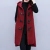 Kvinnors västar Autumn Women Warm Fleece Coat Jacket Kvinnlig lamm ärmlös förtjockad lapel ytterkläder huva maistcoat g59