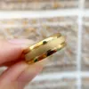 حلقات الفرقة She Golden Color Men Charm Finger 8mm Tungsten Carbide Frosted Bands Jewelry for Men Size 7-13 Trx059 221119