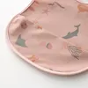 Accessori per capelli PU Bavaglini impermeabili per neonati Cartoon Borns Burp Cloth Sciarpa Bandana Alimentazione Ragazzi Ragazze Roba 0-3 anni