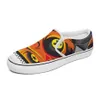 2022 Nya Canvas Skate Shoes Custom Hand-Painted Fashion Trend Avant-Garde Men's and Women's Low-Top Board Shoes S30