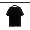 Męska koszula klasyczny projektant biała czarna koszulka luźna przyczyna tee na szyję załogi damskie odzież para odzieży plus size s-5xl