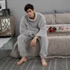 Herren-Nachtwäsche, Damen-Pyjama-Set, warmer Flanell-Pijama, Nachtwäsche, Homewear, dicker Winter-Samt, weiblicher Plüsch-Pyjama-Anzug, Sweatshirt, T221103