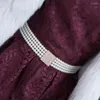 Cintos da cintura elástica vestido combinando vestido versátil de estilo coreano Fre quatro cinturões de pérolas