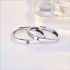 Band Rings Sun Moon Çift Yüzük Band Sevgilisi Kadınlar İçin Ayarlanabilir Yüzükler Erkekler Nişan Sevgililer Günü Hediye Moda Takı Damlası Dh1FE Teslimat