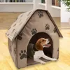 Autres fournitures de chat Dog House Multi Fonction Hit Couleur Pliable Petite empreinte Pet Lit Tente Chiot Kennel Intérieur 221118