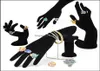 Mannequin Jewelry Packaging Display Ring en forma de anillo APLETOR DEL PROPLETORO BABELADOR ANILLAS ANILLAS DEL ALTA NEGRO VEET FEMPLE