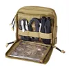 Tactical Gear Utility Map Admin Pouch EDC Tool Molle Bag Organizer for Molle System - Tan CX200822277F