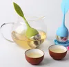 Infuseur à thé en silicone Leaf Silicone-Infuser with Food Grade make tea bag filter creative Inox Tea-Strainers SN266