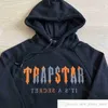 Harf Tasarımcısı Trapstar İşlemeli Hoodie Sweatshirt Erkek Kadın Ceketleri Yüksek Kaliteli Streetwear Çiftler