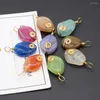 Hangende kettingen natuursteen edelsteen multicolor draak patroon agaat kronkelen handgemaakte ambachten ketting armband oorbellen accessoires 16x33mm