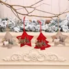 Juldekorationer ornament som h￤nger Xmas tr￤ddekoration med s￤ckv￤vsladdar f￶r bondg￥rdsdekor
