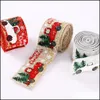 Dekoracje świąteczne Drukuj Wesołych Świątecznych Tree Tree Decorations Chwyt El Home Decor Drop dostawa ogrodowa impreza świąteczna sup dhg8x