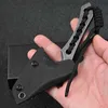 Ny Mini Ax Knife Z-Wear Steel Black Stone Wash 60-61HRC Outdoor Hunt Självförsvar Överlevnadsfickor EDC Tool med Kydex UT85 UT88 4300 3400 4600 9000