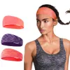 Svettband för män kvinnor elastiska sport hårband huvudband yoga pannband huvudkläder headwrap sportträning hårtillbehör