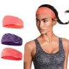 Erkekler için Ter Bandı Kadın Elastik Sport Saç Bantları Head Band Yoga Kafa Head Bantları Headwear Headwrap Spor Egzersiz Saç Aksesuarları