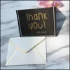Other 10 Pc/ Lot Greeting Cards Creative Paper Lovely Valentines Day Card Happy Lovers Shaped For Drop Delivery Jewelry Packaging Dis Dhnqc
