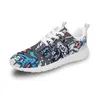 Hommes femmes chaussures de sport personnalisées anime dessin animé animal design bricolage mot noir blanc bleu rouge coloré extérieur hommes formateur 130