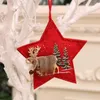 Christmas Decorations Ornaments Hanging Xmas Tree Decoration With Burlap Cord Onaments For Farmhouse Decor