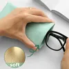Sunglasses Cases Fashion Soft Leather Reading Glasses Bag Case Waterproof Solid Sun Pouch Simple Eyewear Storage Bags Accessories 221119