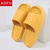 Asifn Home Pair Slippers Comfortabele modieuze sandalen vrouw indoor zachte slippers antislip dikke zolen eva geïntegreerde schoenen j220716