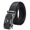 Män klassiskt bälte 3,5 cm Automatiskt Buckle Business Formal Belt 10 Colors Designer Brand Youth Pants Belts Presentlåda