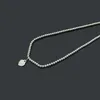 Colliers pendentif pour femmes Collier de chaîne de boule de coeur de pêche Collier de créateurs Bijoux Or Argent Rose Collier de perles Marque complète comme Wedding224U