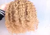 New Arrive Brazilian Human Virgin Remy Curly Hair Extensions Dark Blonde 27 Color Hair Weft 23Bundles For Full Head5964135