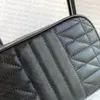 Top Torba damska Marmont Checker Torba na aparat Torba na ramię Metalowe logo Duża pojemność Zamek błyskawiczny Otwierany oryginalny styl Luksusowy projektant Moda Crossbody