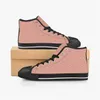 shoesShoes Sneakers Canvas Drees Men Custom Women Fashion Black Orange Mid Cut Breathable Casual Outdoor Sports Walking Jogging Color49556638