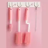 Other Baby Feeding 3pcs born Baby Bottle Cleaner Brushes Silicone 360 Degree Rotation Long Handle Baby Milk Bottle Nipple Cup Cleaning Brush 221119