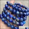 Other Jewelry Sets 8Mm Natural Stone Bead Strand Bracelet Yoga Gemstone Beads Healing Crystal Stretch Bracelets For Men Women Fashio Dhuqd
