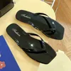 Flip Flops Slippers Slides Beach Shoes Women 'S Sandals Summer Women Flat Bottom Solid Color Leisure Clip Feet Fashion