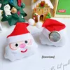 Cartoon Christmas Plush Brosch för kvinnor snögubbe Santa Tree Bells Metal Pins Christmas Gifts Tillbehör