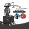 2 In 1 niet-invasief lichaam Slimmen 6D Lipolaser Red Light Therapy 635 Nm Lipo Laser met 2 handgrepen Emslim vetverwijdering HIEMT EMS Body Sculpt Spierbouwmachine